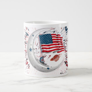 Best design of American flag on mug 🍺