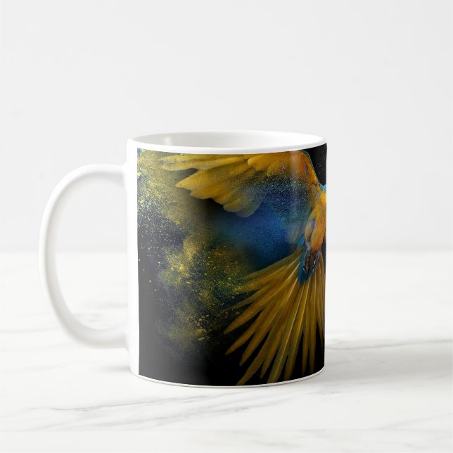 Best Design parrot (Psittaciformes) With a word My Coffee Mug (Left)