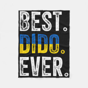 Best Dido Ever Ukrainian Grandfather Grandpa Ukrai Fleece Blanket