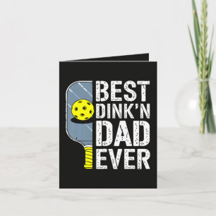 Best Dink'N Dad Ever Pickleball Holiday Card