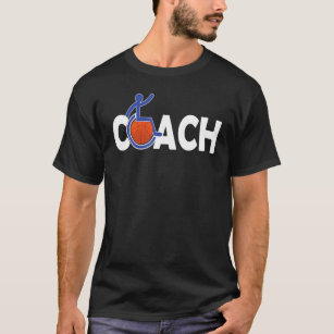 Best Disabled Coach Handicap Wheelchair Basketball T-Shirt