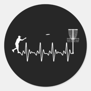 Best Disc Golf Art For Men Women Disc Golf Lover D Classic Round Sticker