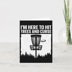 Best Disc Golf Art For Men Women Disc Golfer Disc  Card