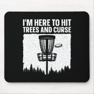 Best Disc Golf Art For Men Women Disc Golfer Disc Mouse Mat