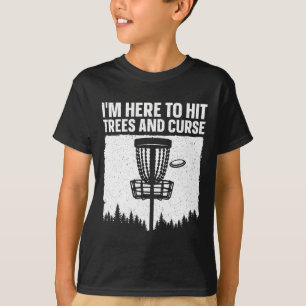 Best Disc Golf Art For Men Women Disc Golfer Disc T-Shirt