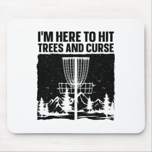 Best Disc Golf Art For Men Women Kids Disc Golfer Mouse Mat