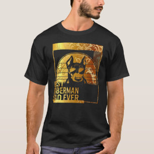 Best Doberman Dad Ever dog dad for men Dog Father T-Shirt