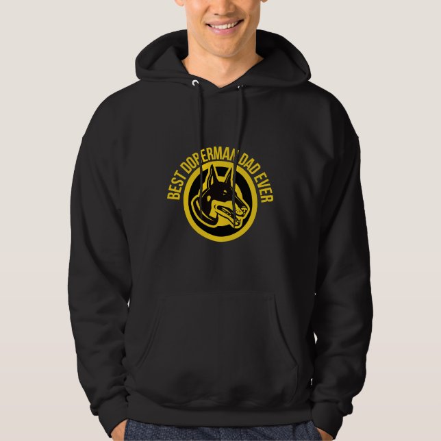 Best Doberman Dad Ever Hoodie (Front)