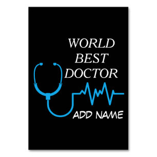 Best Doctor Ever Appreciation Personalised Gifts Table Number