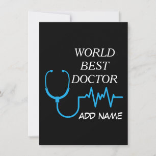 Best Doctor Ever Appreciation Personalised Gifts Thank You Card