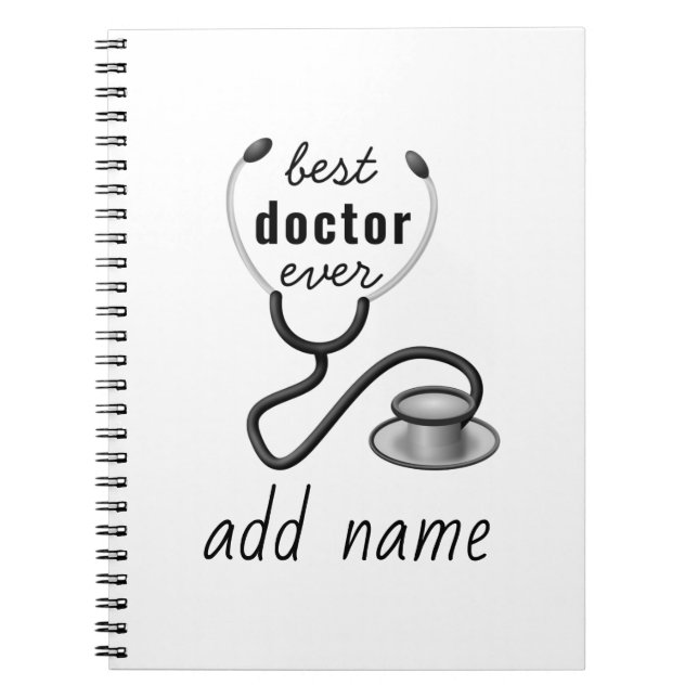 Best Doctor Ever Appreciation World’s Greatest Doc Notebook (Front)