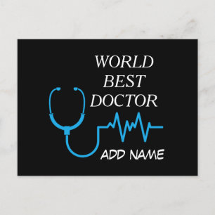 Best Doctor Ever Appreciation World’s Greatest Doc Postcard