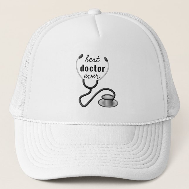 Best Doctor Ever Appreciation World’s Greatest Doc Trucker Hat (Front)