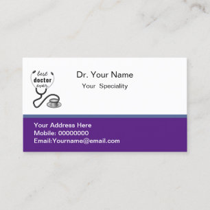 Best Doctor Ever Gift For Doctors. Business Card