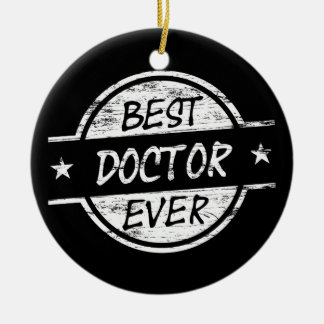 Best Doctor Ever White Ceramic Tree Decoration