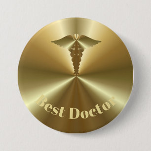 Best Doctor Golden Button