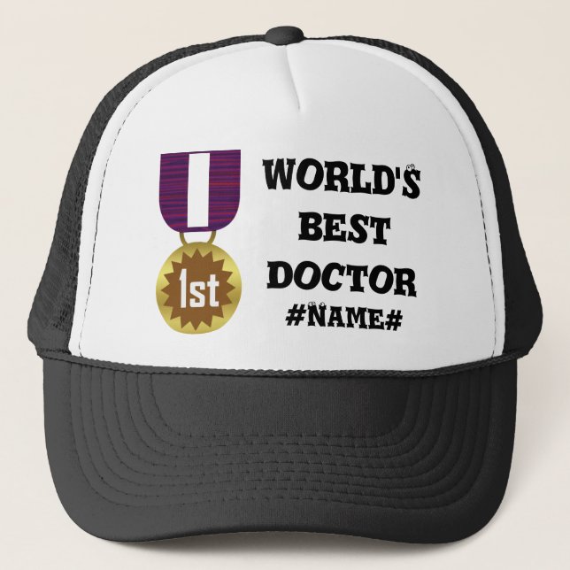 Best Doctor Trucker Hat (Front)