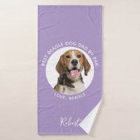 Best Dog Dad by Par Beagle Dog Pet Photo Custom