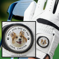 BEST DOG DAD BY PAR Paw Print Photo