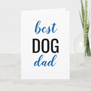 Best Dog Dad Card