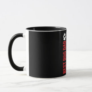 Best Dog Dad Ever American Flag Mug