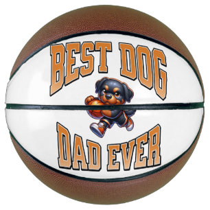 Best Dog Dad Ever – Basketball Pup Gift Design