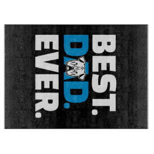 Best Dog Dad Ever Bulldog Lover English Bulldog Cutting Board