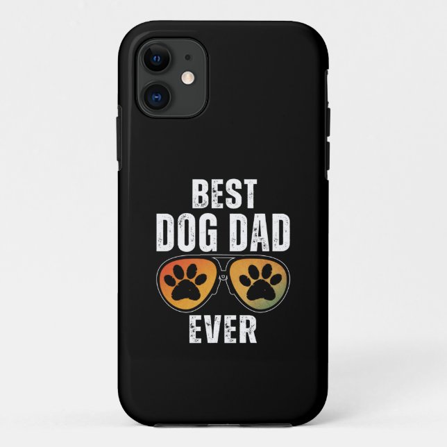 BEST DOG DAD EVER Case-Mate iPhone CASE (Back)