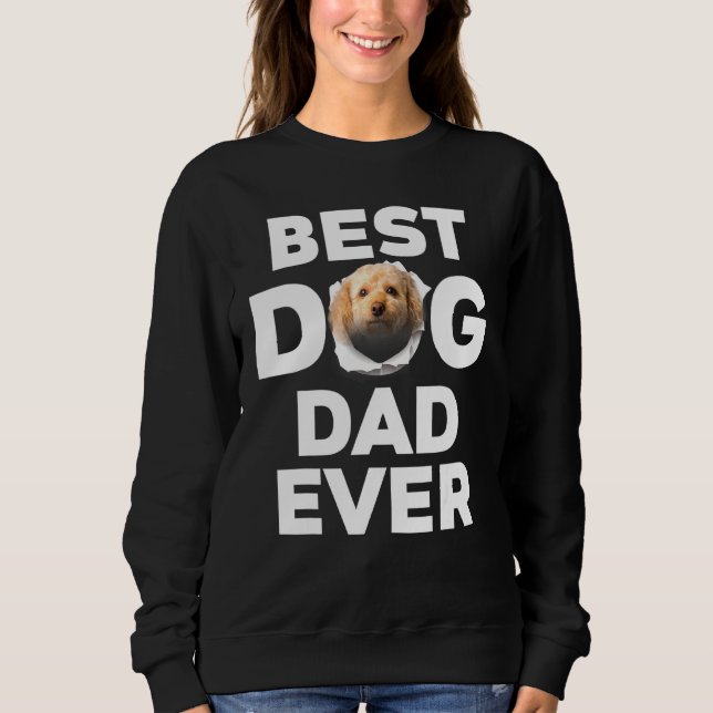 Best Dog Dad Ever Cavapoo Sweatshirt (Front)