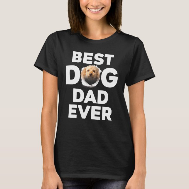 Best Dog Dad Ever Cavapoo T-Shirt (Front)