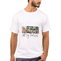 Best Dog Dad Ever - Custom 3-Photo Collage