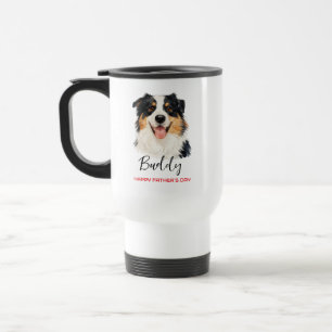 Best Dog Dad Ever   Custom Father’s Day Travel Mug