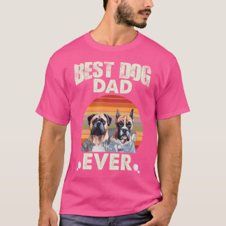 Best Dog Dad Ever Cute Boxer Puppy T-Shirt