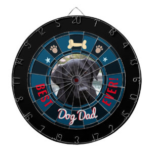 Best Dog Dad Ever Dartboard
