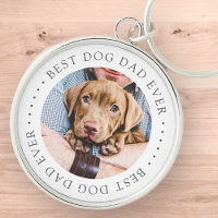 Best Dog Dad Ever Elegant Simple Custom Photo