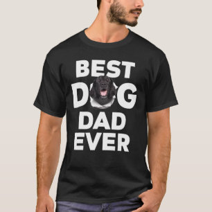 Best Dog Dad Ever Flat Coated Retriever T-Shirt