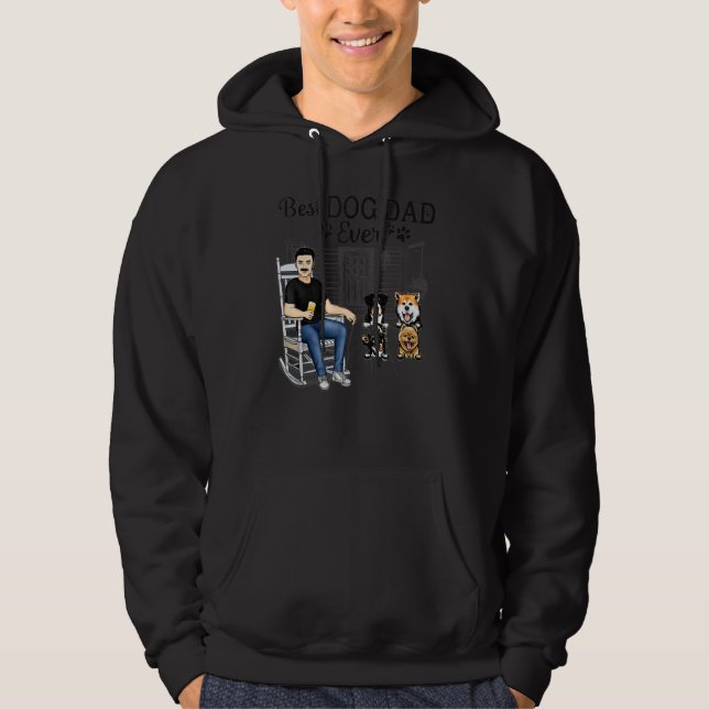Best Dog Dad Ever Hoodie (Front)