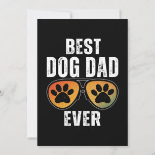 BEST DOG DAD EVER INVITATION