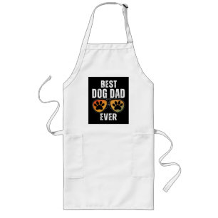 BEST DOG DAD EVER LONG APRON
