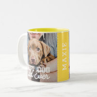 Best Dog Dad Ever Modern Custom Photo and Dog Name