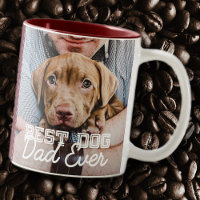 Best Dog Dad Ever Modern Custom Photo and Dog Name