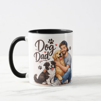 Best Dog Dad Ever Mug – Cute Dog Lover Coffee Cup