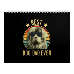 Best dog dad ever newfoundland dad gift calendar