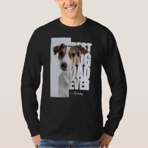 Best Dog Dad Ever Original Personalised Photo T-Shirt