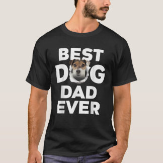 Best Dog Dad Ever Parson Russell Terrier Lovers T-Shirt
