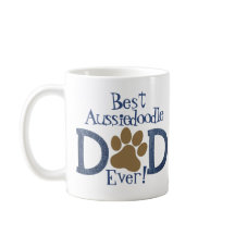 Best Dog Dad Ever, Paw Print & Denim, Photo