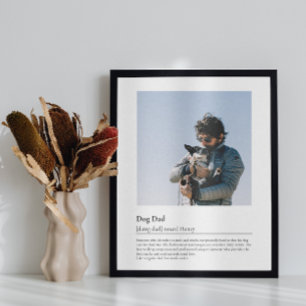 Best Dog Dad Ever Personalised French Bulldog Poster