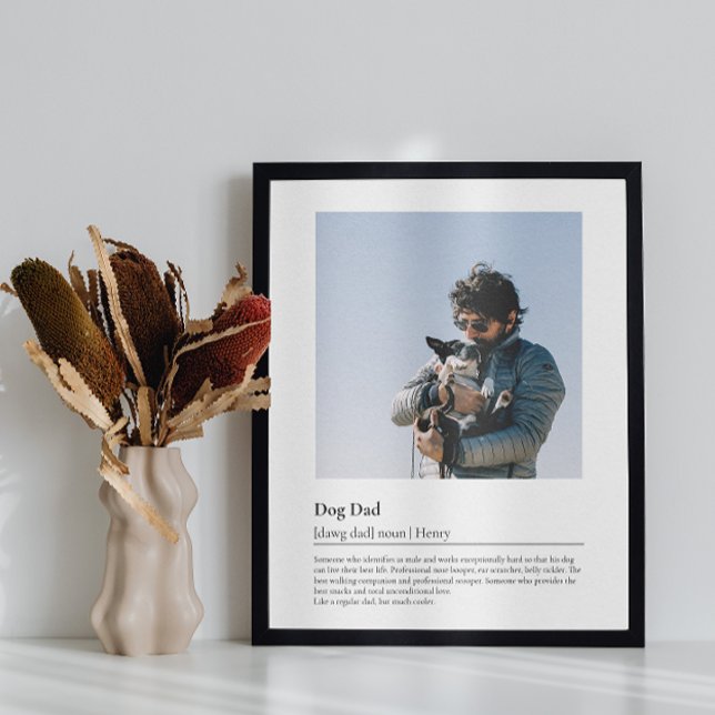 Best Dog Dad Ever Personalised French Bulldog Poster (Creator Uploaded)