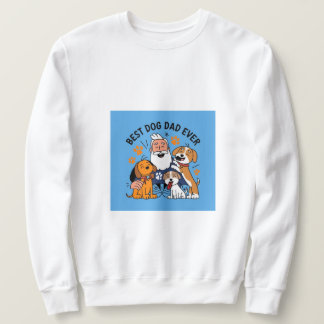 Best Dog Dad Ever Personalised Pet Photo T-Shirt Sweatshirt