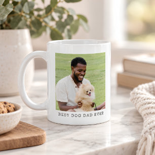 Best Dog Dad Ever Personalised Photo Keepsake Coffee Mug